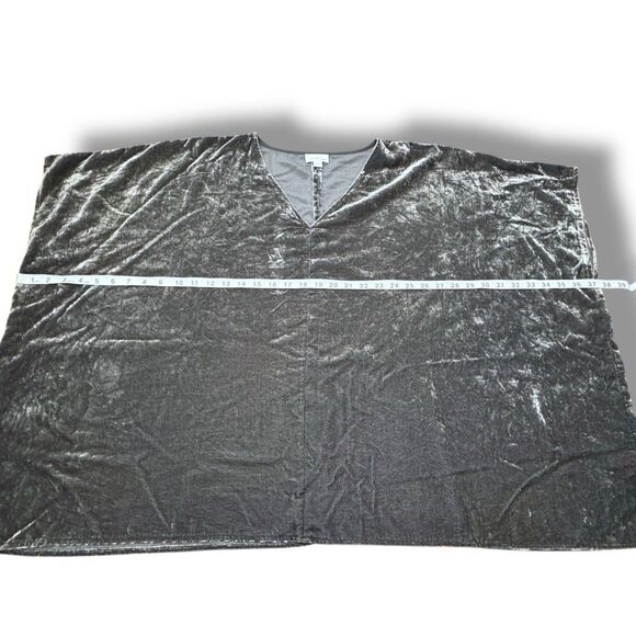 J.Jill Elements Pure Jill Elements Crushed Velvet Whimsigoth Boxy Y2K Women’s L - Picture 3 of 10